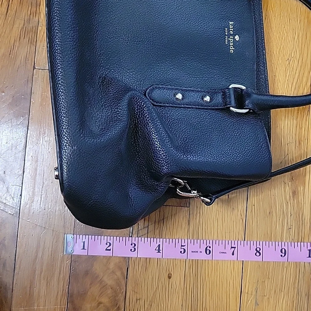 Kate Spade Black Larchmont Avenue Evangelie Satchel